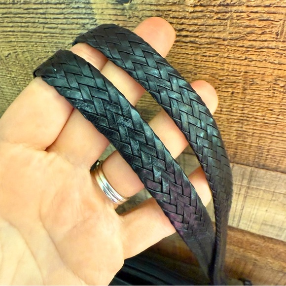 Brighton Black Croc Embossed Leather Tote Shoulder Bag - Picture 10 of 13